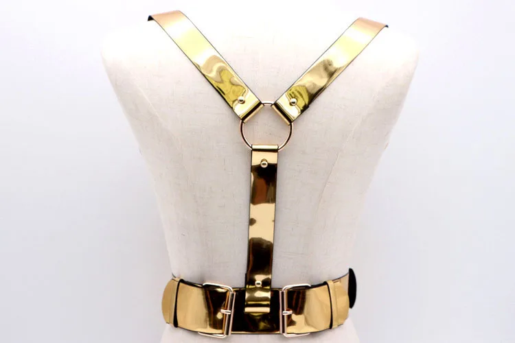 GOGO танцевальная одежда Золотое зеркало костюм личности ремни хипстеры ремень Бар ночной клуб певица DJ представление аксессуары B1148