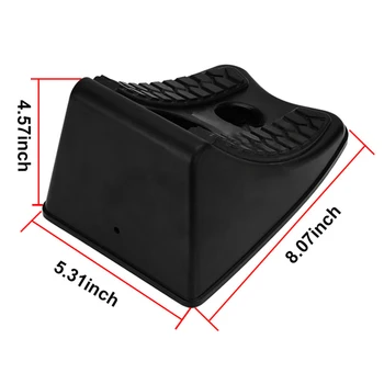 

Hot 2PCS Heavy Duty Parking Curb Stop Wheel Stop Stoppers Parking Blocks for Car Truck RV