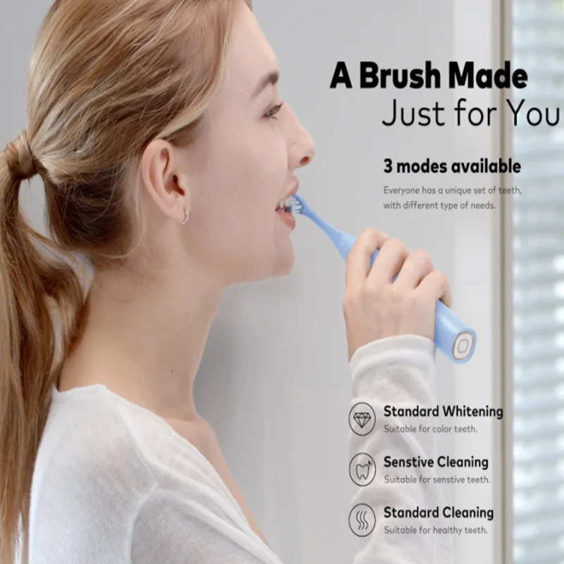 Oclean F1 Smart Electric Toothbrush 3 Brushing Modes IPX7 Waterproof For Adult Ultrasonic Automatic Fast Charing