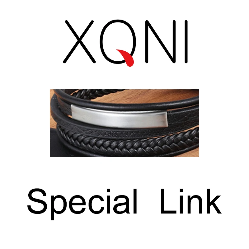 Bracelet Gadget-Combination Birthday-Gifts Custom Hand-Woven Multi-Layer 3-Color Stainless-Steel