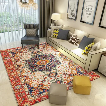 

Vintage Persian Rug Home Carpets For Living Roon Moroccan Bedroom Carpet Sofa Coffee Table Floor Mat Study Room Decor Area Rugs