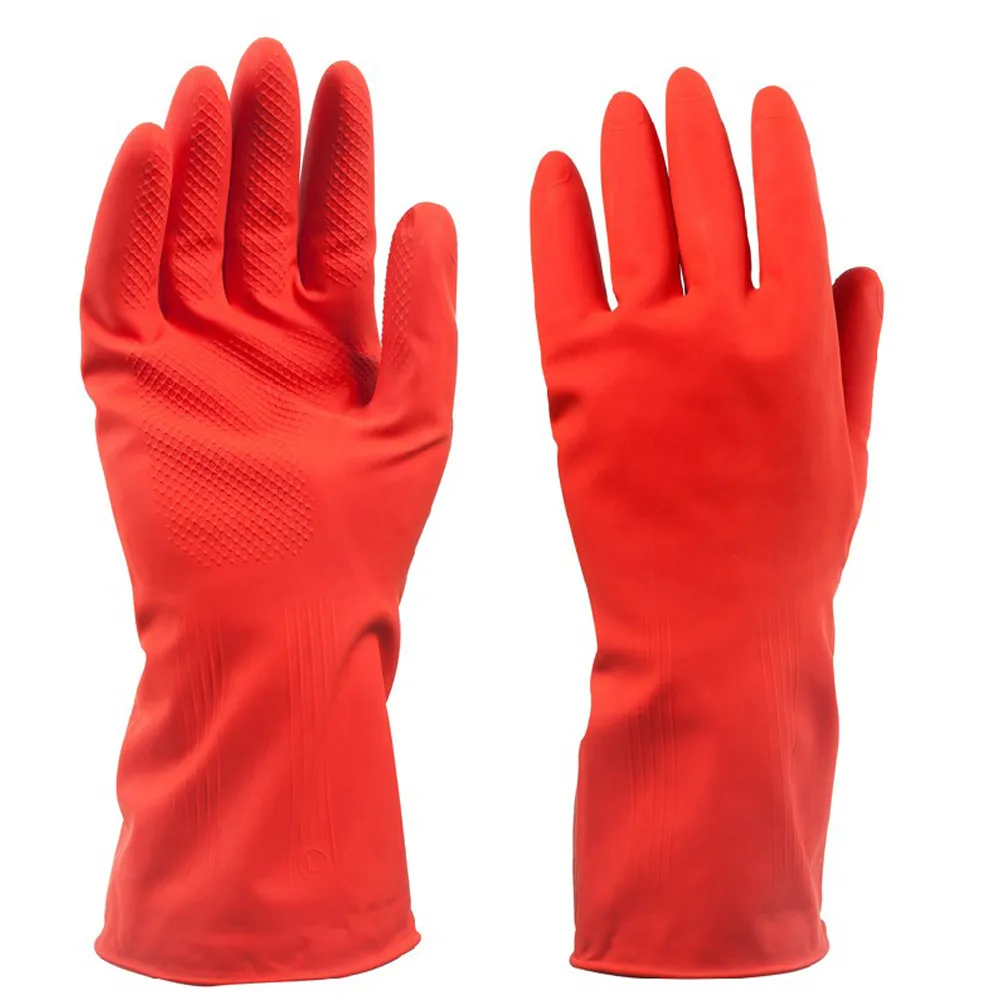 Household Gloves Durable Dishwashing Home Warm Laundry Waterproof Household Cleaning Gloves cashmere rubber Drop shipping July23