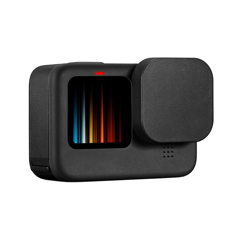 3 шт. крышка объектива для GoPro Hero 9 черная ТПУ защитный чехол Go Pro Черные Аксессуары