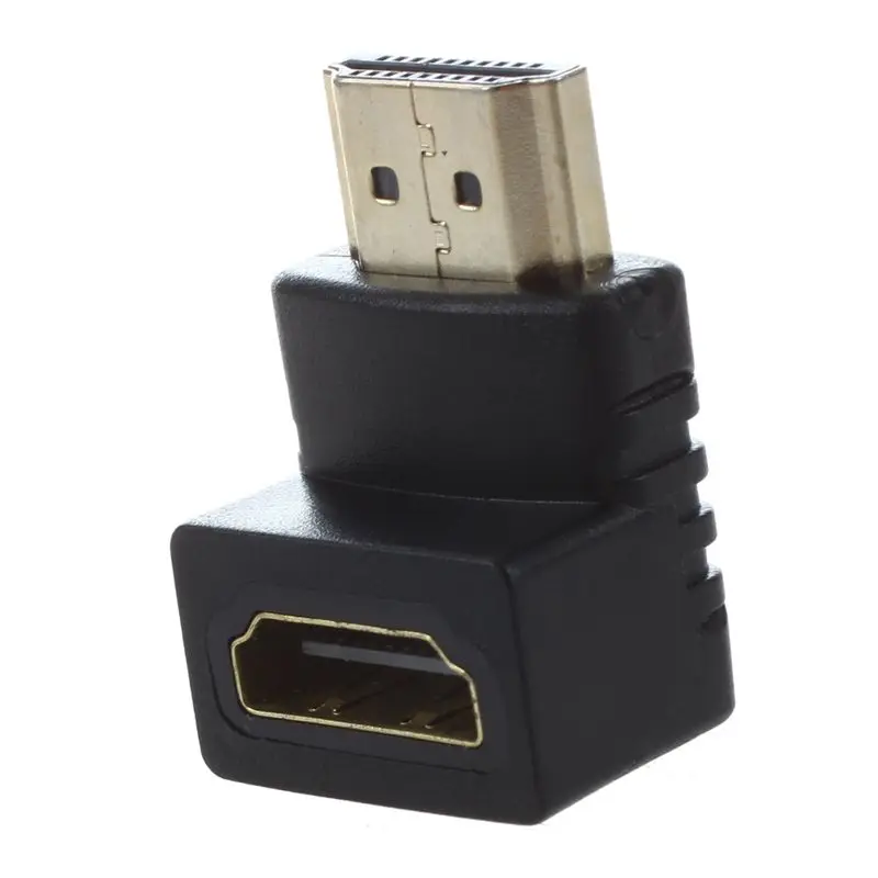 Видео AV адаптер HDMI мужчин и женщин локоть с прямым углом 90 градусов|Кабели HDMI| |