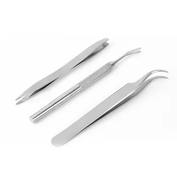 

Grooming Tick Removal Tools Set Durable Flea Remover With Storage Case Puller Dog Cat Shovel Stainless Steel Tweezers