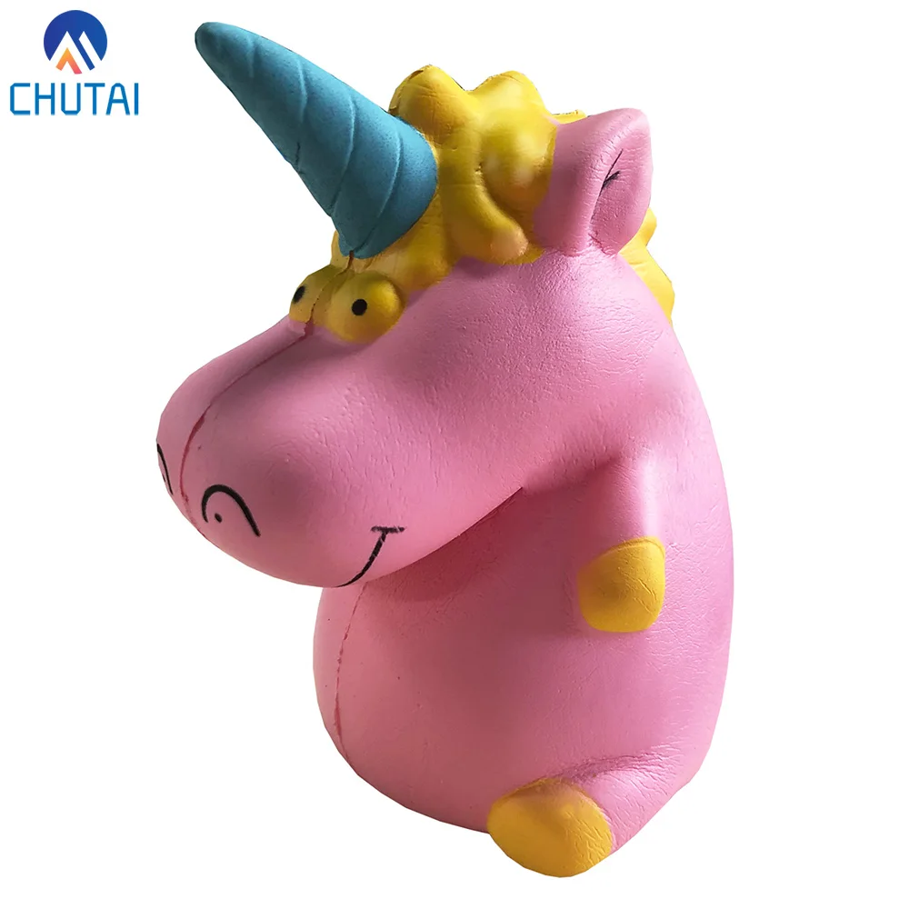 Jumbo Kawaii мягкий Единорог бегемотик мягкий медленно поднимающийся ароматизированный сквиш дети взрослые снятие стресса сжимаются игрушки 13*7 см