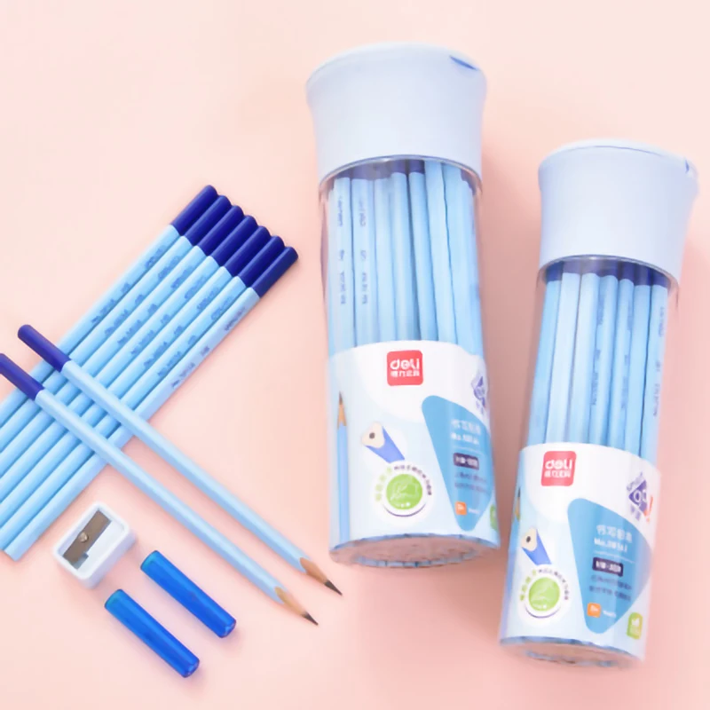 Каждый набор из 30 или 50 треугольных карандашей 2B/HB помогает детям корректировать положение ребенка, безопасный бессвинцовый карандаш для окружающей среды