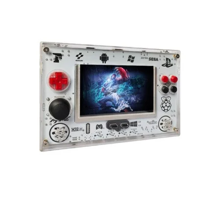 Coolbaby RS82 5,1 дюймов Raspberry pie с открытым исходным кодом Ретро игровая консоль аркадная игра с 8000 мАч для N64/PS1/GBA/NES - Цвет: 64G