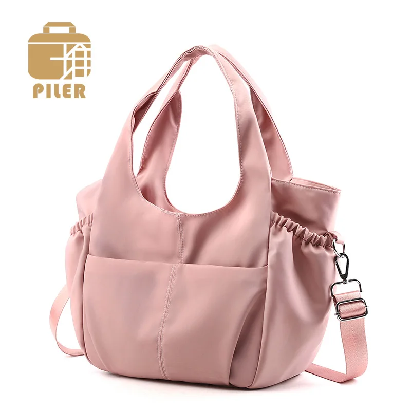 

Piler Oxford Handbag Women Nylon Messenger Bag Crossbody Hobo High Quality Shoulder Bag Large Capacity Lady Fashion Female Totes