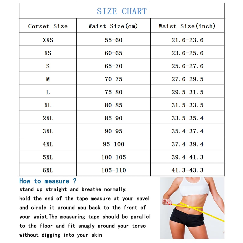 Women Waist Trainer Corset Body Shaper Sauna Sweat Belt for Weight Loss