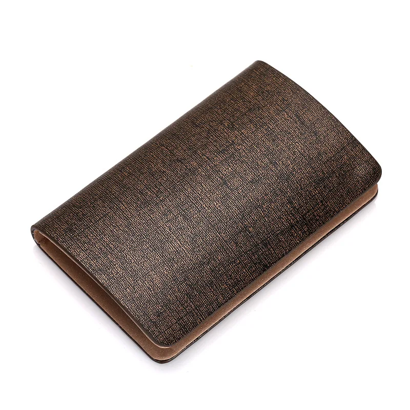 

Manufacturers Customizable Card Case Silica Gel Cowhide Men Business Card Holder PU Card Package Customized