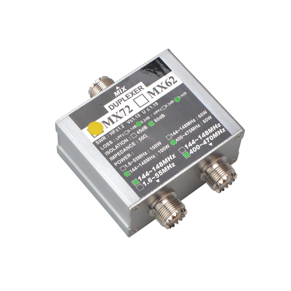 Ham Mobile Radio Antenna Combiner MX72 VHF 100W 144-148MHz