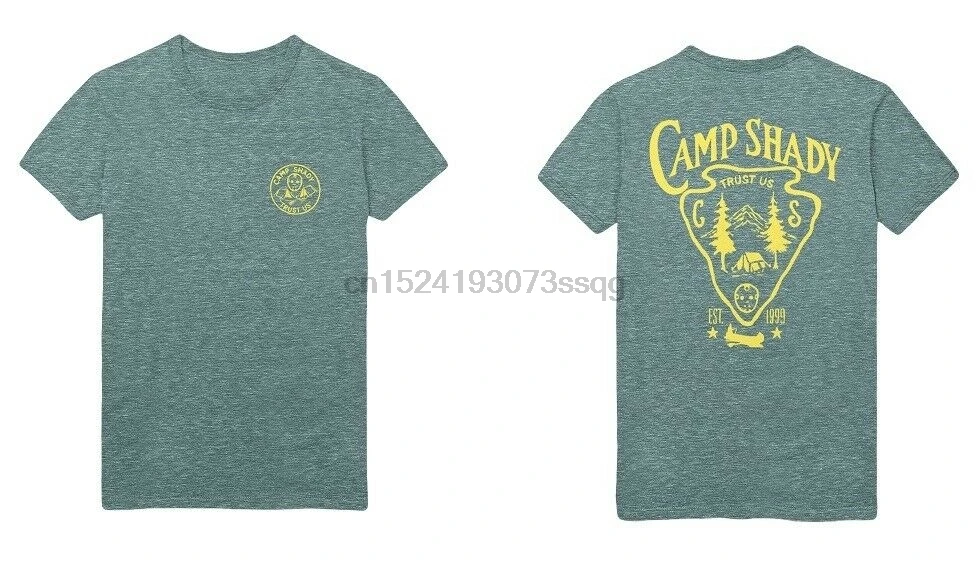 Eminem CAMP SHADY T Shirt Green Limited Edition Slim Shady | Мужская одежда