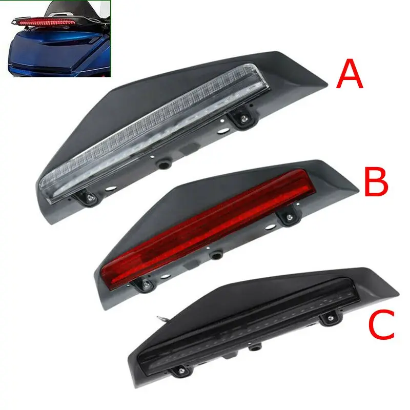 

Motorcycle Rear LED Brake Light Trunk Spoiler Lamp For Honda Goldwing GL1800 1800 2018-2019 Tour Automatic