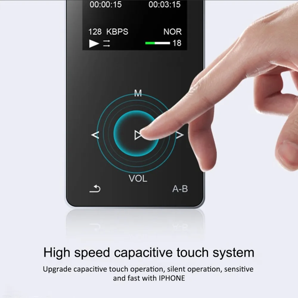 16 Гб беспроводной MP3-плеер HiFi бас музыкальный плеер APE FLAC fm-радио TF портативный MP3 музыкальный плеер Hi-Fi без потерь