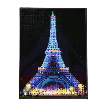 

DIY Diamond Painting with LED Lights for Home Living Room Bedroom Decoration