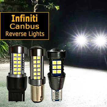 

1pcs Car LED Reverse Light Lamp W16W T15 W21W For Infiniti FX35 FX37 FX45 G35 M45 QX56 M35 EX35 G37 FX50 M37 JX35 QX50 QX60 QX80