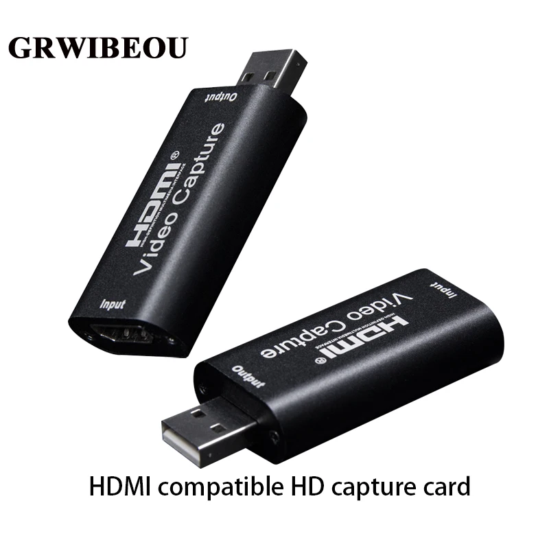 

HDMI compatible USB 2.0 video capture card 1080P HD video recorder computer game real-time streaming live video capture card
