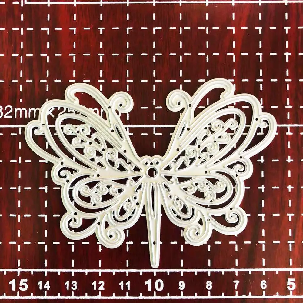 A.Butterfly 94x70mm Пустотелая бабочка металл углеродистая сталь штампы diy тиснение для скрапбукинга режущие штампы дети плесень - Цвет: A.Butterfly 94x70mm