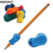 Детская ручка карандаш ручка корректор почерк поставки случайный силиконовый обучение в письменной форме помощь цвет ручной захват дети Z2M2