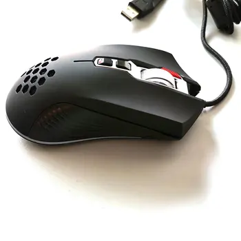 

DM6809 USB Wired RGB Photoelectric Gaming Mouse Lightweight Computer PC Laptop Office 3200dpi 8 Buttons Notebook Mice