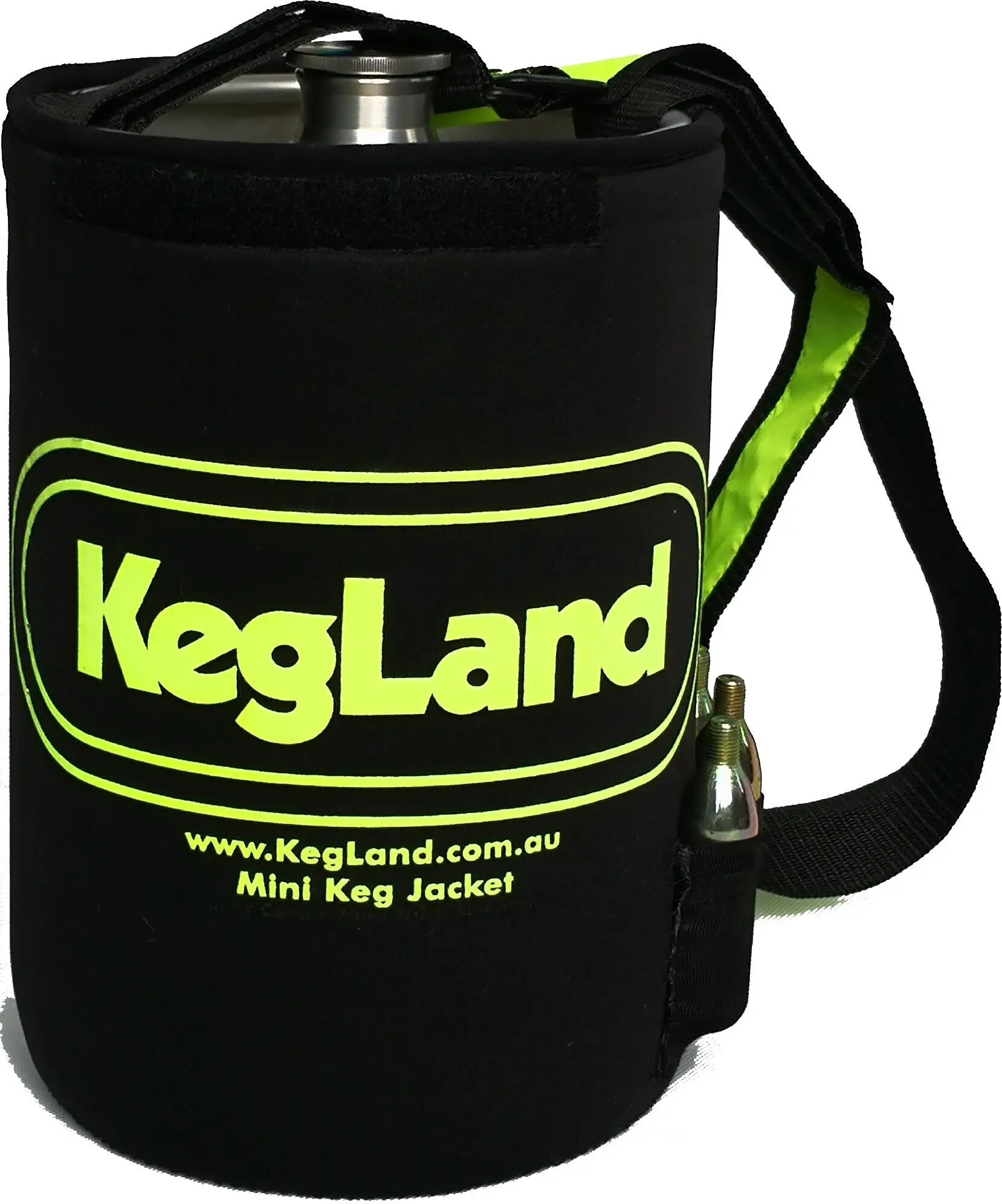 KeglandGlowintheDarkMiniKegNeopreneKegParkaJacket5LKegs