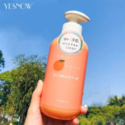 Fresh Fruit Shower Gel 500ml Gentle Formula Soothing Cleansing Bubble Bath Lotion Moisturizing Long Lasting Fragrance Body Wash