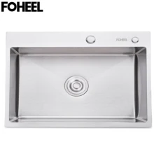 Cheap FOHEEL Kitchen Sink Stainless Steel Single Slot Dish Basin Single Kitchen Sink Drain Basket And Drain Pip Rectangular Cheap FOHEEL Kitchen Sink Stainless Steel Single Slot Dish Basin Single Kitchen Sink Drain Basket And Drain Pip Rectangular