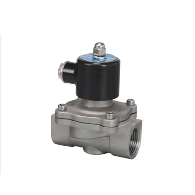 

2S250-25 stainless steel soft seal pneumatic valve Water solenoid valve nozzle thread size: PT25 common coil voltage: DC12V DC24