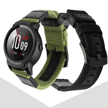 Ремешок из нейлона+ кожи для часов Ticwatch E2/S2/Pro, ремешок из холста, браслет на запястье для Huaweu Watch GT Honor Magic