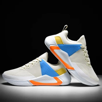 

QZHSMY Men Boots Boat Men's Vulcanize Mens Shoes Adult Male Sneakers Running Loafers Breathable Non-slip Non Lip Soft New Light