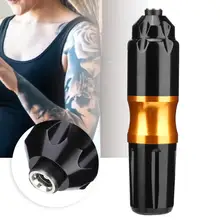 Тихий сильный мотор Короткий пистолет для татуировки бровей глаз губ Перманентный макияж машина подходит для картриджа иглы DC интерфейс татуировки