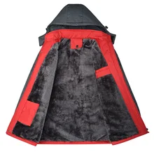 Большой Размер Дождевик куртка зимняя мужская уличная матовая и толстая альпинистская Мужская одежда Повседневная хлопковая стеганая одежда