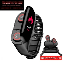 MFS M1 Смарт-часы для женщин и мужчин с Bluetooth наушниками, монитор кровяного давления, спортивные Смарт-часы, Android IOS
