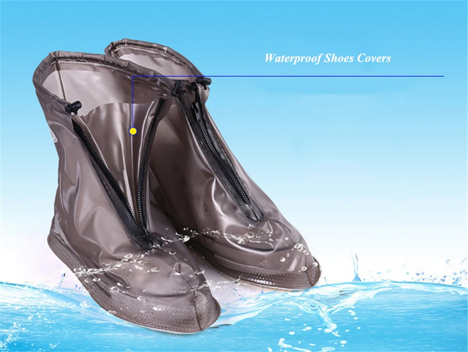 1 пара Водонепроницаемый чехол для обуви аксессуары покрытие на обувь от дождя Чехлы туфли для многократного применения ботинки противоскользящие унисекс