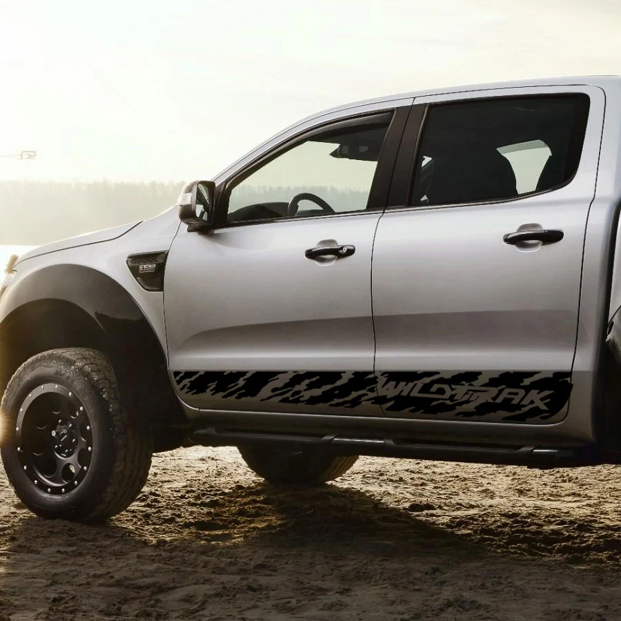 Wiltrack маркировка Боковая дверь полоса Талия Авто Стайлинг наклейки для Ford Ranger 2012