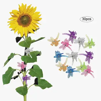 

30Pcs Dragonfly Orchid Clips Orchid Grower Support Garden Plant Flower Vine Support Clips