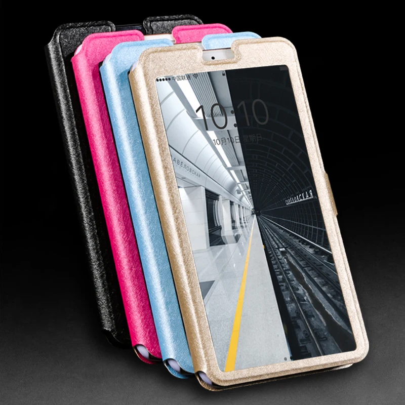 Flip Case For Lenovo K5 Note Stand PU Leather View Window Cover Vibe A7020 A7020a40 A7020a48 | Мобильные телефоны и