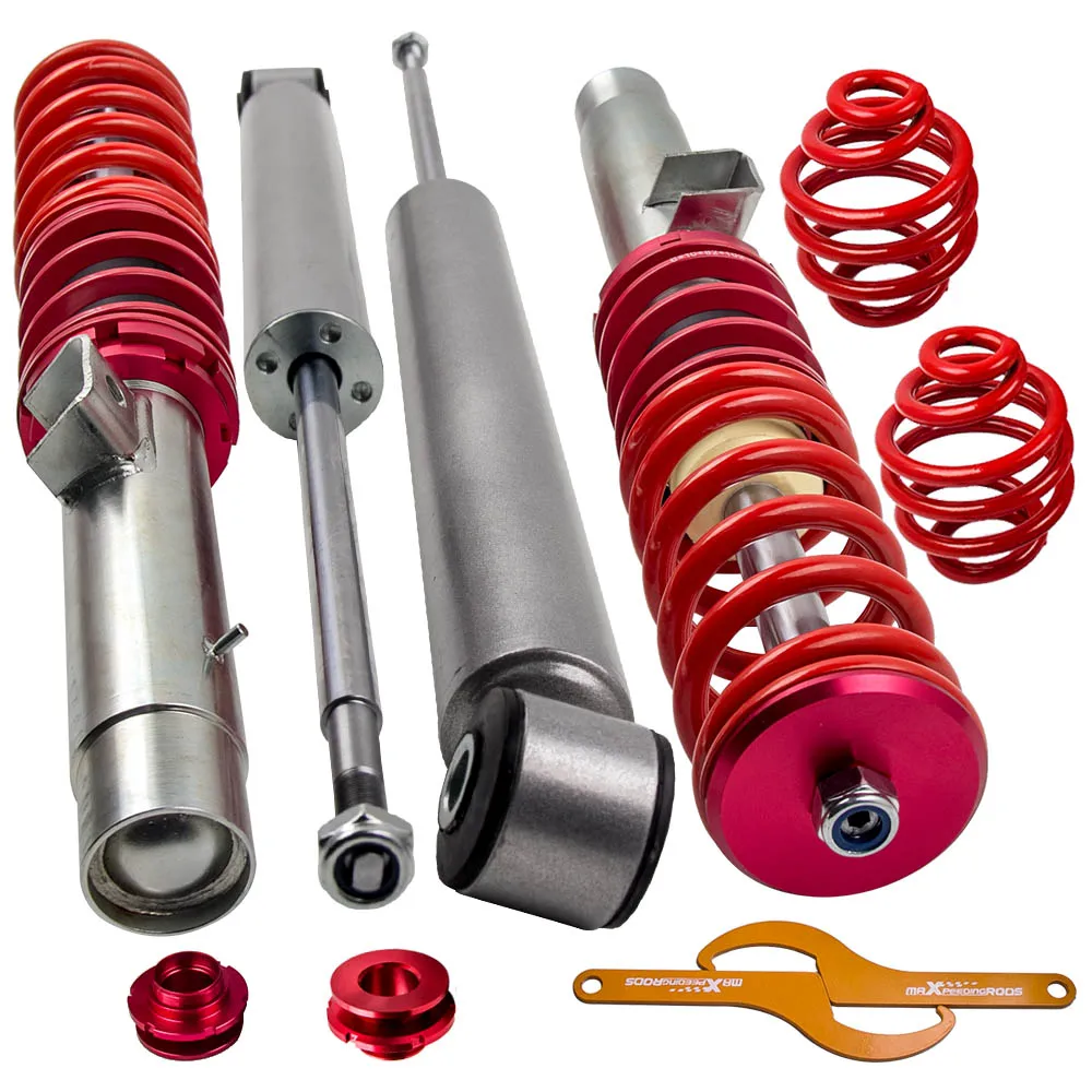 Регулируемая Подвеска для BMW 3 E46 316ti/318ti Compact 01 05 320 323 325 328 330 Touring Shock Absorber Red|coilover