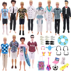 Vêtements et accessoires de poupée barbie Ken, 30cm, uniforme de poupée bon marché, chaussures pour poupée garçon 11.8 pouces, jouet pour enfants BJD 