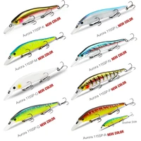 TSURINOYA 115mm 17.2g 115SP Suspending Jerkbait Tungsten Weight System AURORA Minnow Fishing Lure Pike Bass Hard Baits Tackle 2