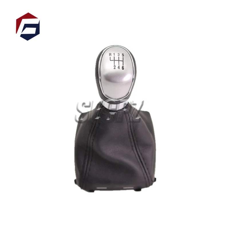 Ручка переключения передач для Ford Fiesta 2008 2009 2010 2011 2012 серебристая черная 6