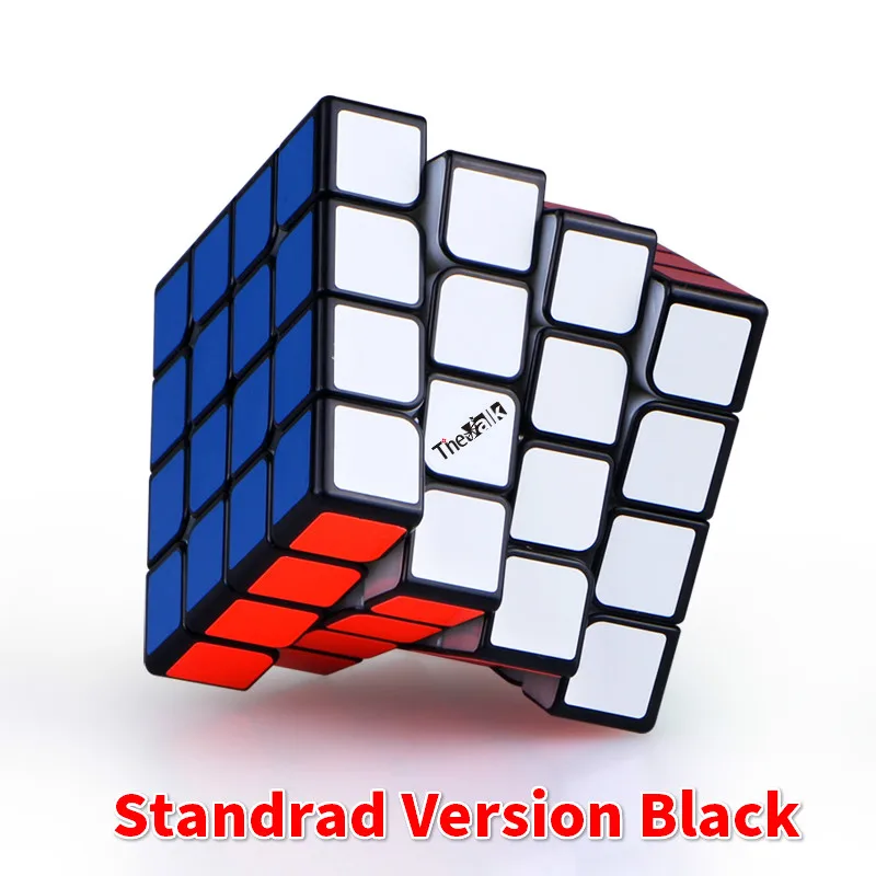 Qiyi valk4 M 4x4x4 магнитная наклейка Mofangge Valk 4M speed Cubo VALK 4 M standard/Strong Version Valk 4M Cubo Magico - Цвет: Standard Black