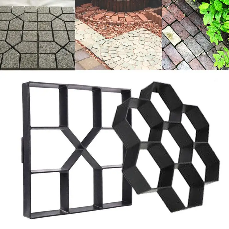 

Paving Mold Garden Tools 40cm DIY Making Road Road Mould Manually Manually Manually Lawn Paver Brick Square Cement