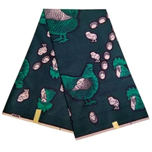 Новое поступление хлопок африканская вощеная ткань голландский воск голландский батик в африканском стиле воск 6 ярдов/шт Вечерние платья