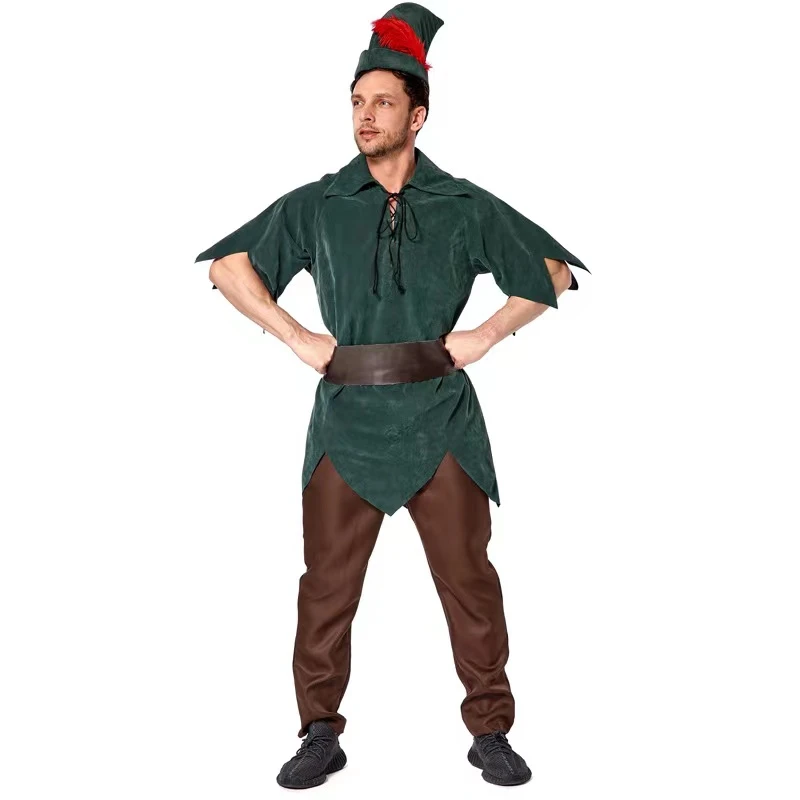 Ridículo Ocurrencia Minúsculo Disfraz de Robin Hood para hombres adultos, Cosplay de Peter Pan, para  Halloween, disfraces de granja, Carnaval, espectáculo de disfraces, fiesta  de juegos de rol|Disfraces de películas y TV| - AliExpress