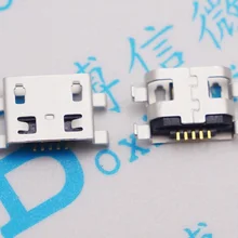100 шт микро USB 5pin 0,8 мм без стороны B Тип плоский рот без завивки сторона гнездовой разъем для мобильного телефона мини USB разъем