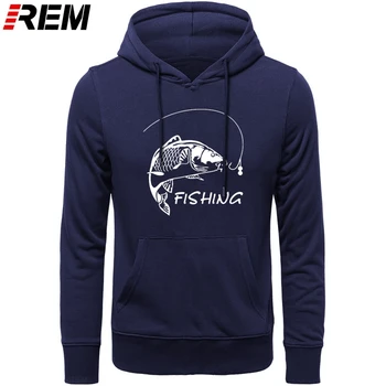 

Fishings Carp Love to Fish Printed High Quality Men's O-neck Cotton Long Sleeves Funny Men Fitness Tops Hoodies, Sweatshirts REM