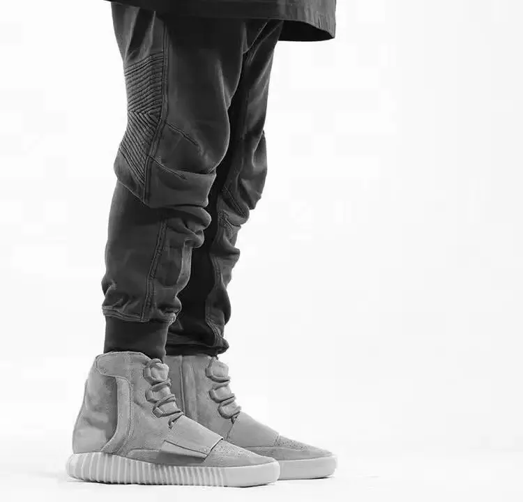 

kanye west inseam patchwork biker jogger sweatpants