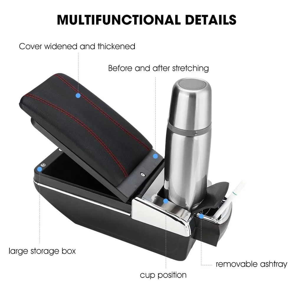 Подлокотник коробка для Rio 4 центральный магазин содержимое Органайзер аксессуары для стайлинга автомобилей